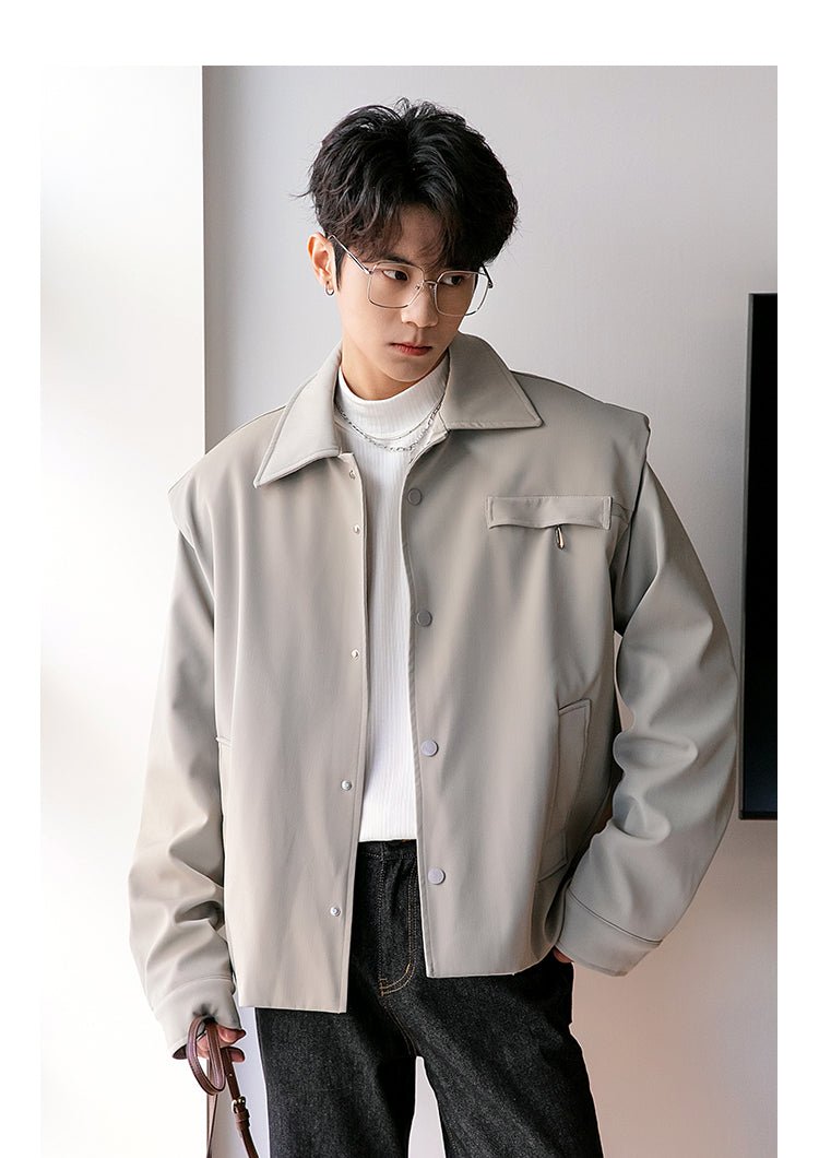 Leather coach jacket or2198 – 韓国メンズファッション通販 - ORUN -