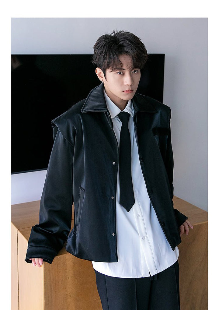 Leather coach jacket or2198 – 韓国メンズファッション通販 - ORUN - Leather coach jacket or2198 – 韓国メンズファッション通販 - ORUN -