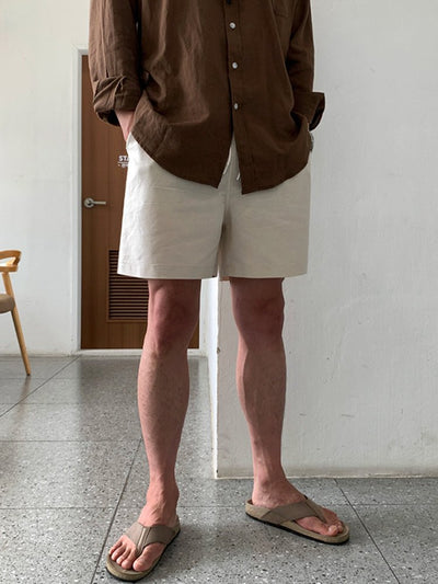 Linen shorts or1719 - ORUN