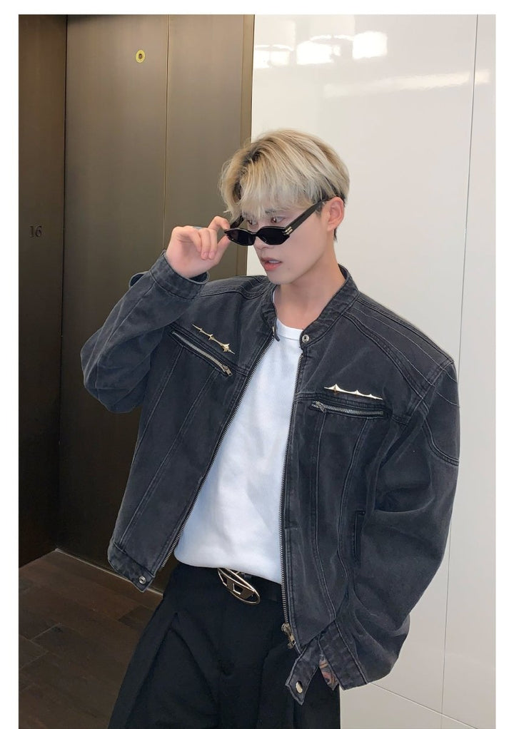 Metal denim jacket or1959 – 韓国メンズファッション通販 - ORUN -