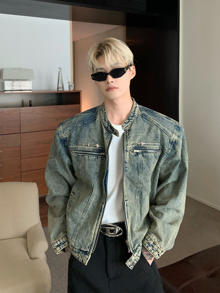 Metal denim jacket or1959 – 韓国メンズファッション通販 - ORUN -