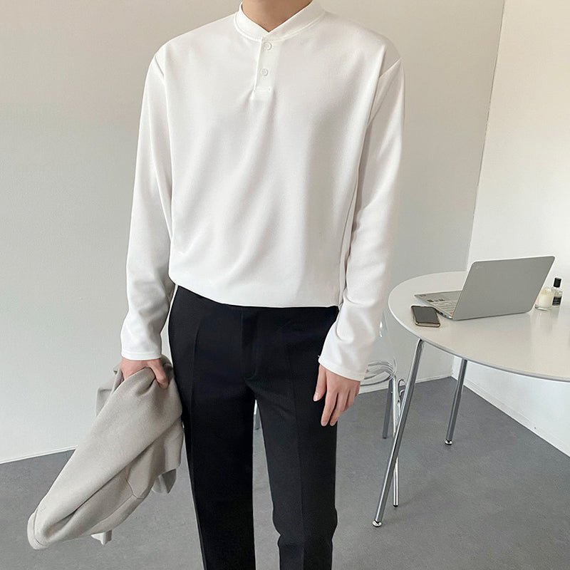 No collar white shirt or1346 - ORUN