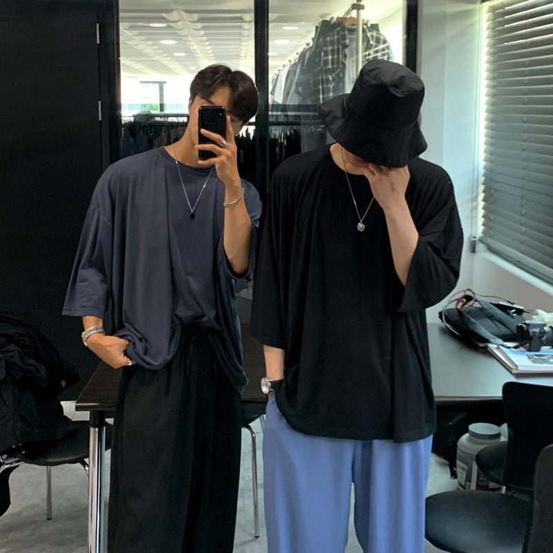 Over -size ice silk T -shirt or1656 - ORUN