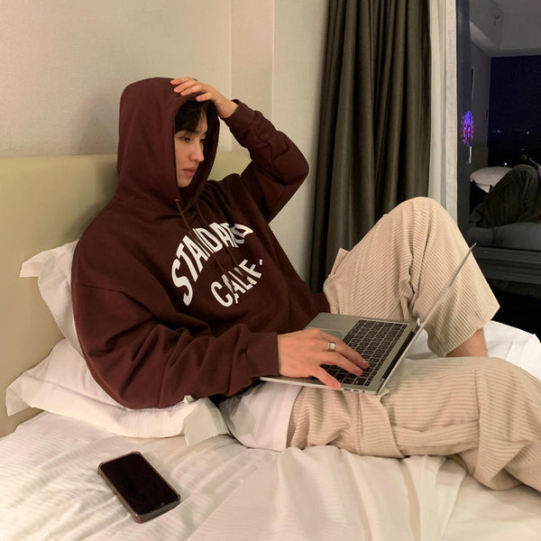 Over -size logo hoodie or2595