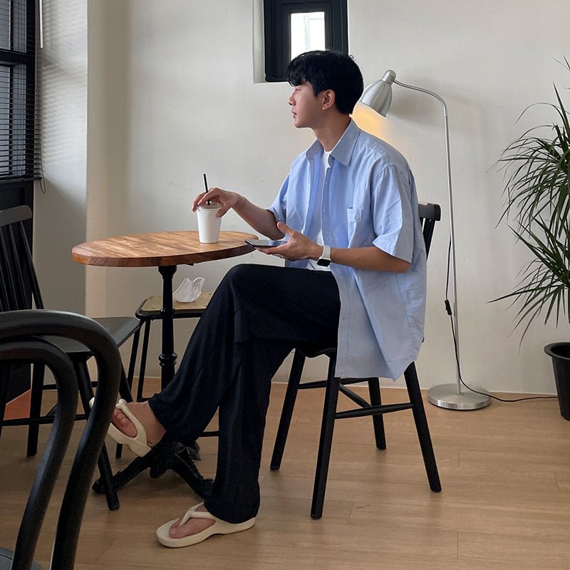 Over -size short sleeve shirt or1361 - ORUN