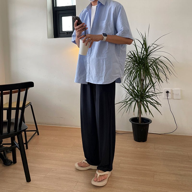 Over -size short sleeve shirt or1361 - ORUN