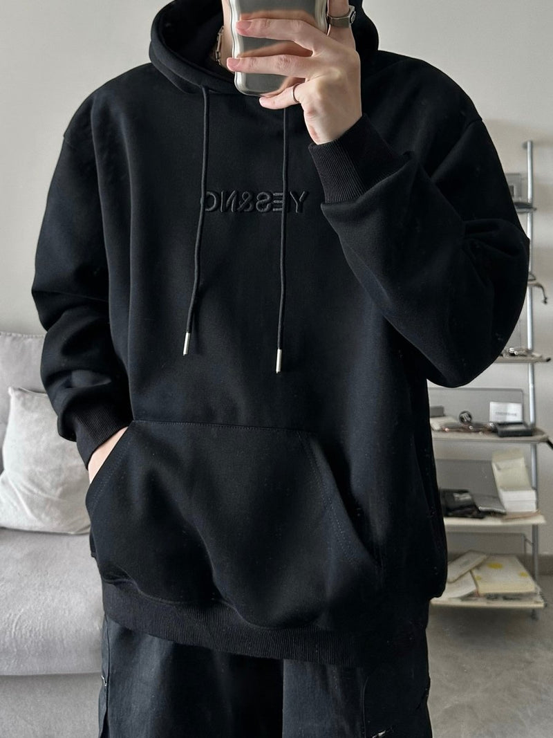 Oversized embroidery hoodie or2046 - ORUN