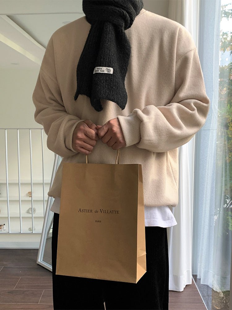Plain crew neck sweatshirt or2304 - ORUN