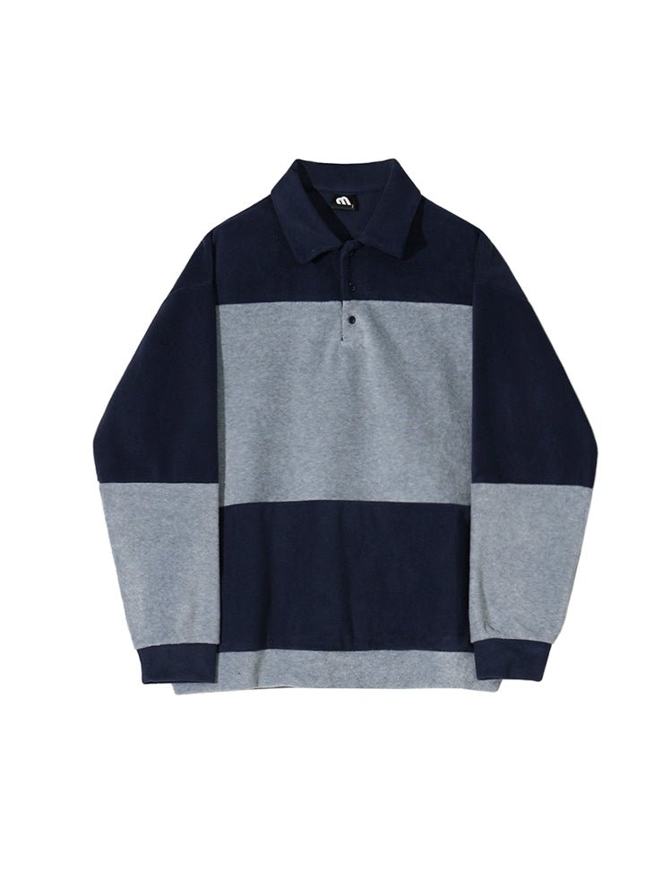 Polo color long -sleeved sweatshirt or2037 - ORUN