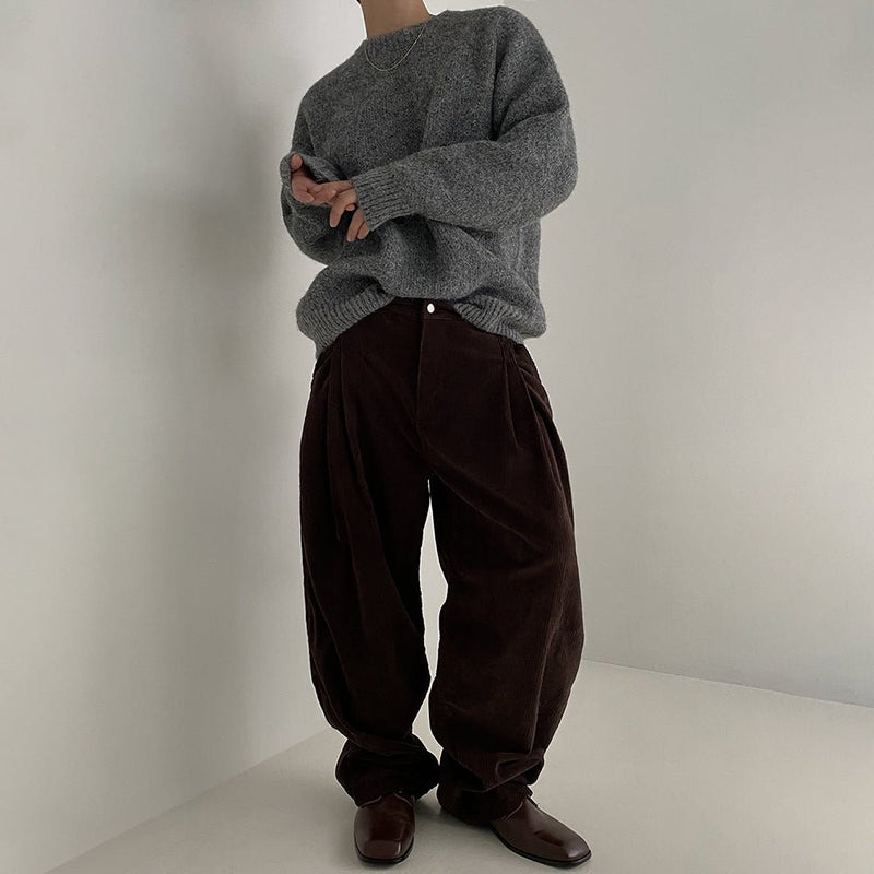 Pullover long sleeve knit sweater or2057 - ORUN