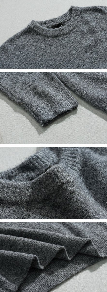 Pullover long sleeve knit sweater or2057 - ORUN