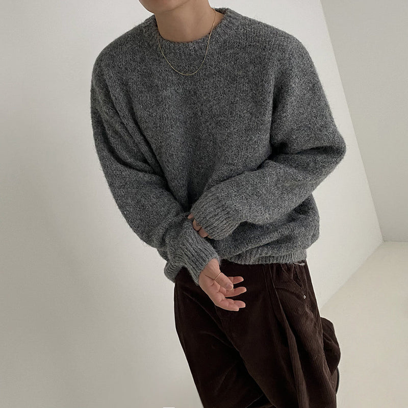 Pullover long sleeve knit sweater or2057 - ORUN
