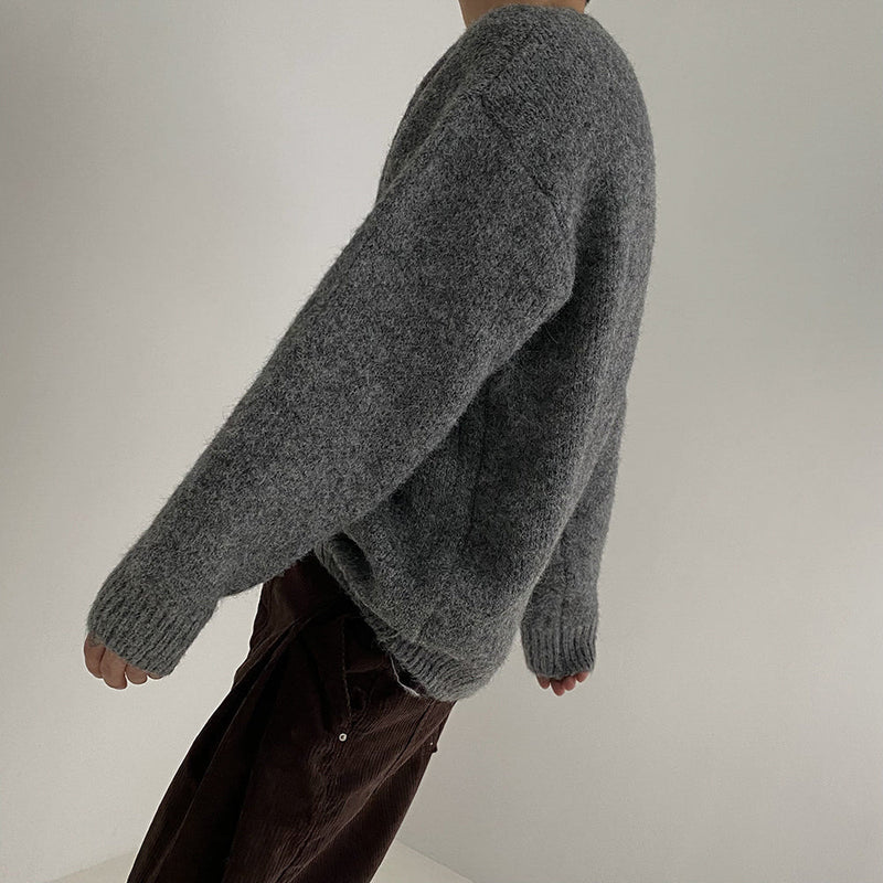 Pullover long sleeve knit sweater or2057 - ORUN