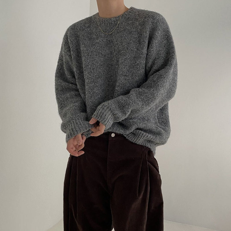 Pullover long sleeve knit sweater or2057 - ORUN