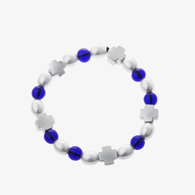 Red and Blue Color Beaded Bracelet　OR2900 - ORUN