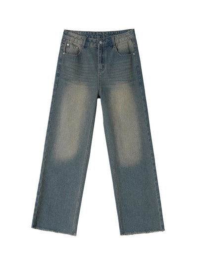 Retro Wide Denim Pants or2766 - ORUN
