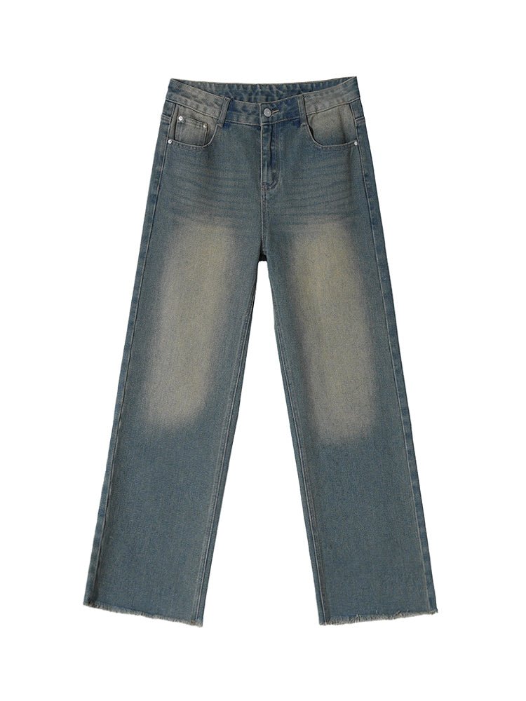 Retro Wide Denim Pants or2766 - ORUN