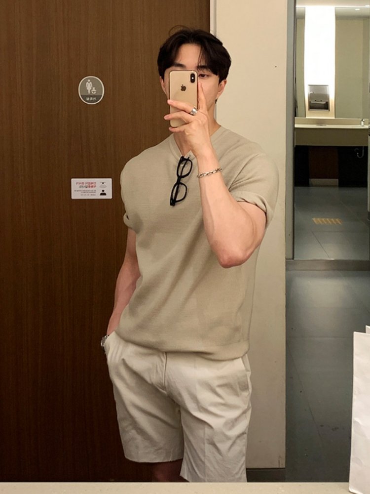 Short -sleeved plain T -shirt or1594 - ORUN