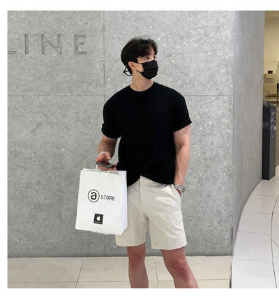Short -sleeved plain T -shirt or1594 - ORUN