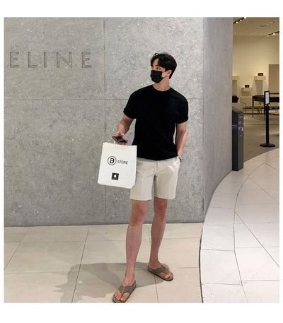 Short -sleeved plain T -shirt or1594 - ORUN
