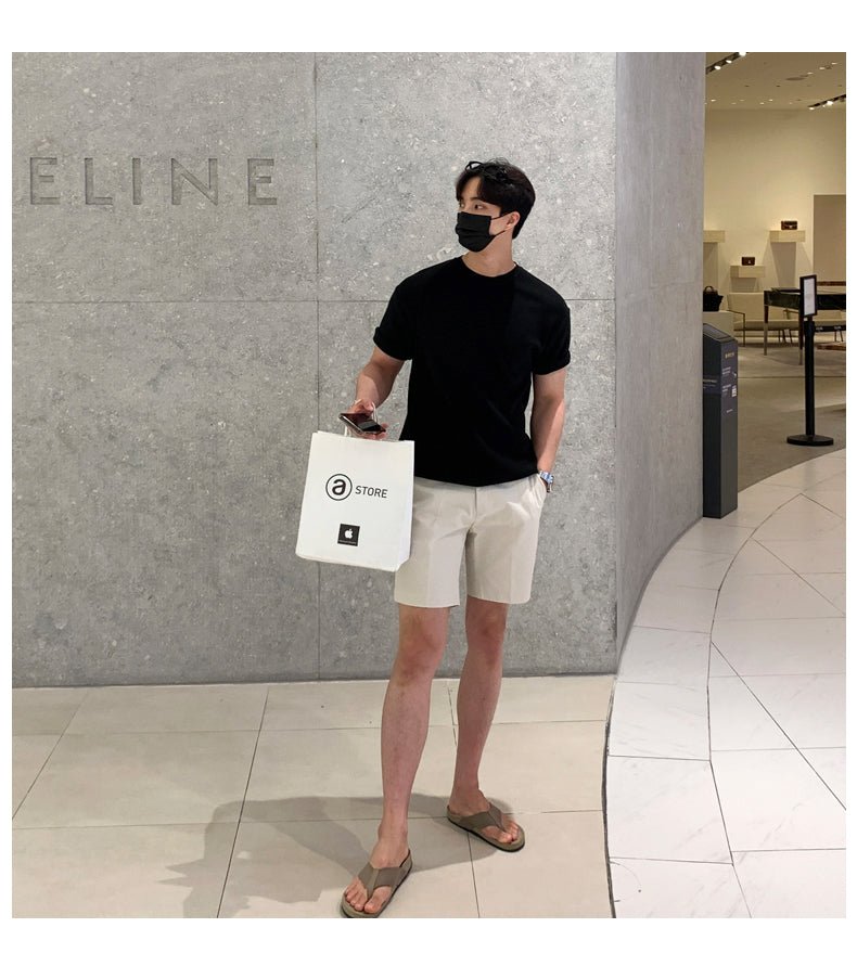 Short -sleeved plain T -shirt or1594 - ORUN