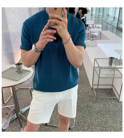 Short -sleeved plain T -shirt or1594 - ORUN