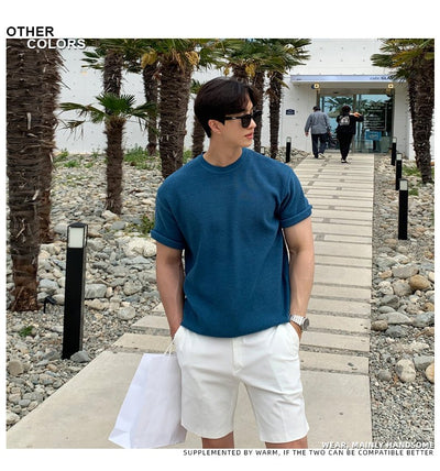 Short -sleeved plain T -shirt or1594 - ORUN