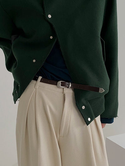 Silver Metal Buckle Belt or2906 - ORUN