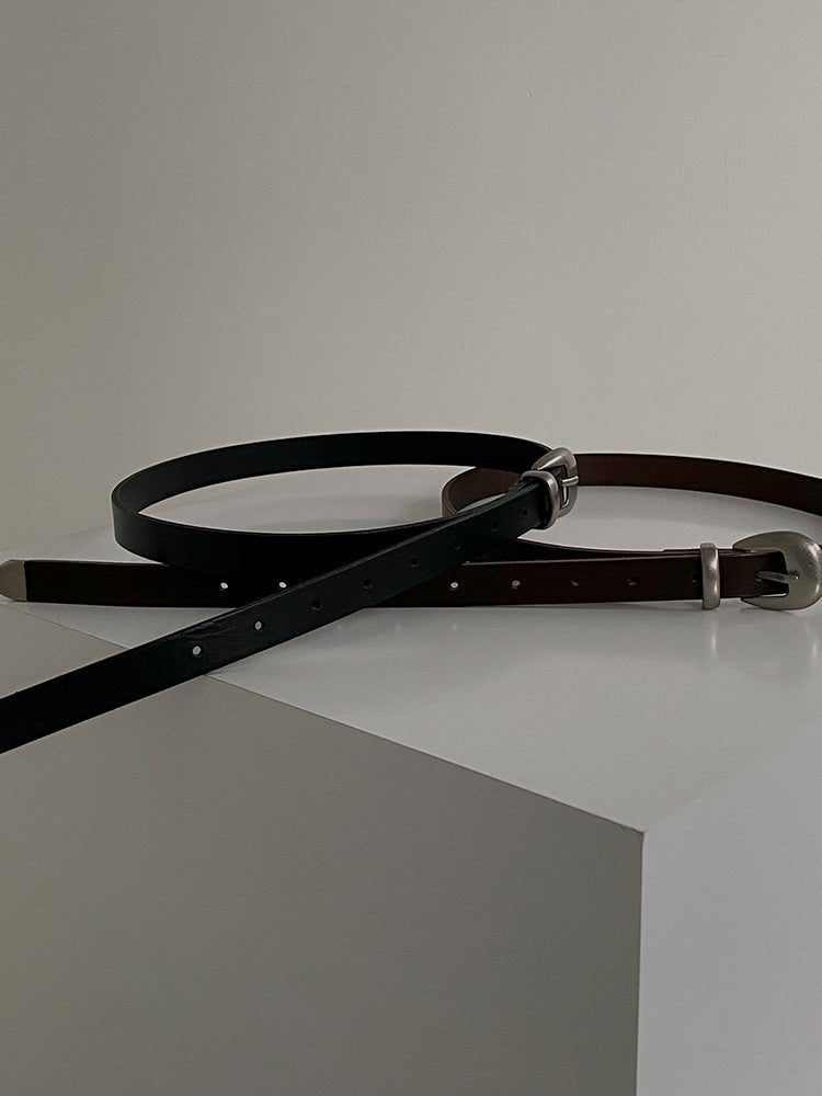 Silver Metal Buckle Belt or2906 - ORUN