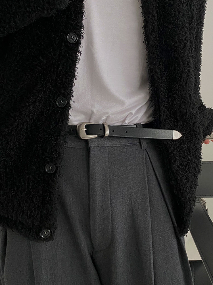 Silver Metal Buckle Belt or2906 - ORUN