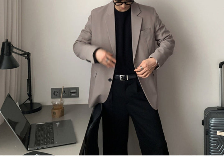 Simple suit jacket or2622 – 韓国メンズファッション通販 - ORUN - Simple suit jacket or2622 – 韓国メンズファッション通販 - ORUN -