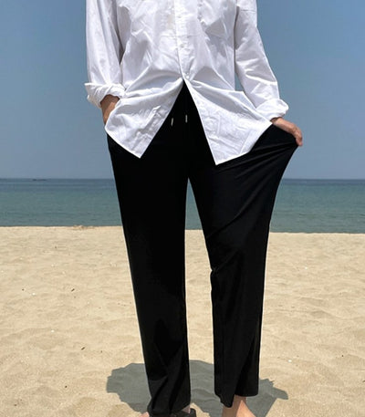 Solid straight slacks or1280 - ORUN