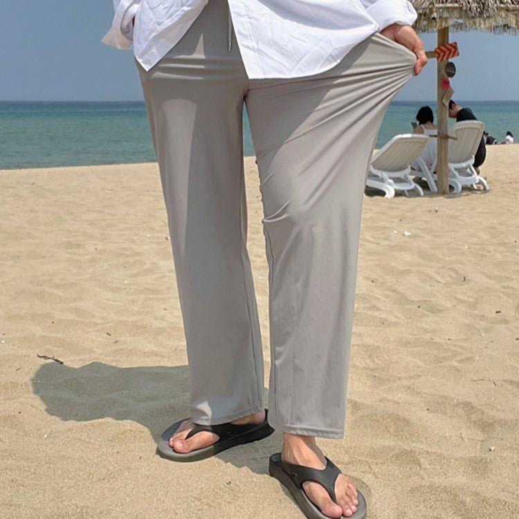 Solid straight slacks or1280 - ORUN
