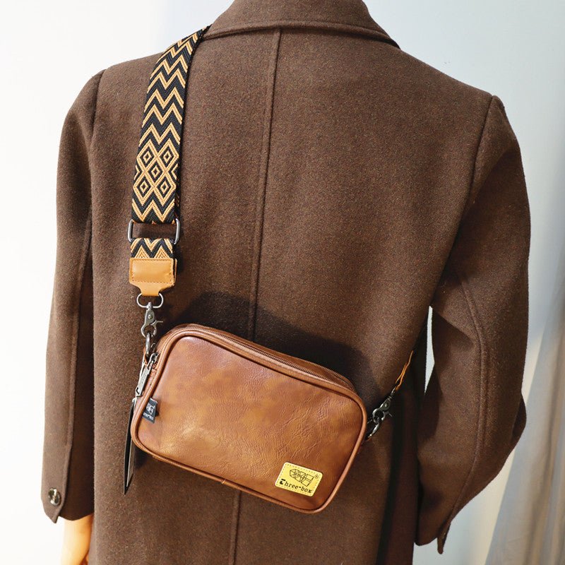 Square leather shoulder bag or2462 - ORUN