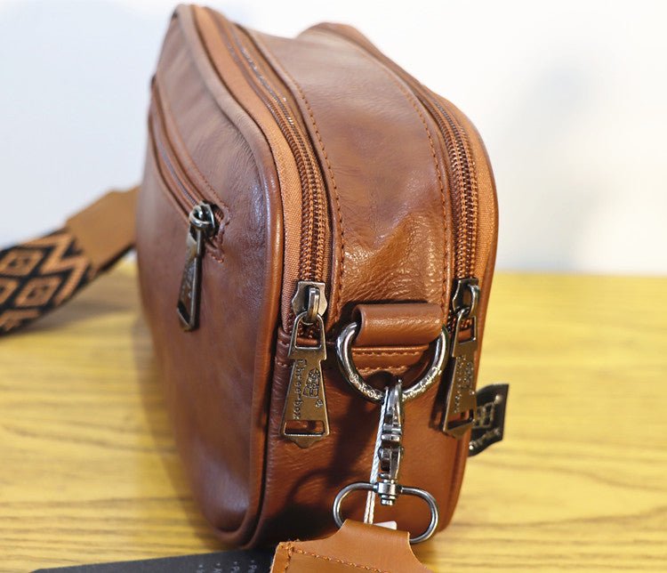 Square leather shoulder bag or2462 - ORUN