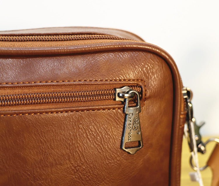Square leather shoulder bag or2462 - ORUN