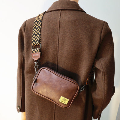 Square leather shoulder bag or2462 - ORUN