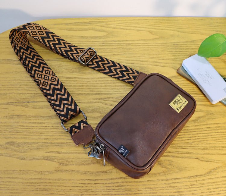 Square leather shoulder bag or2462 - ORUN