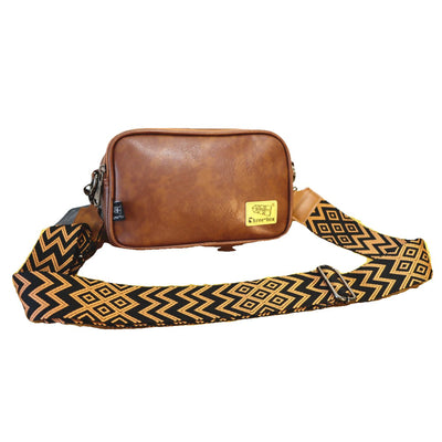 Square leather shoulder bag or2462 - ORUN