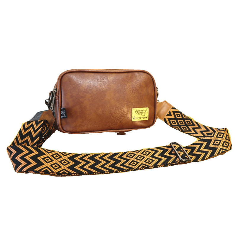 Square leather shoulder bag or2462 - ORUN