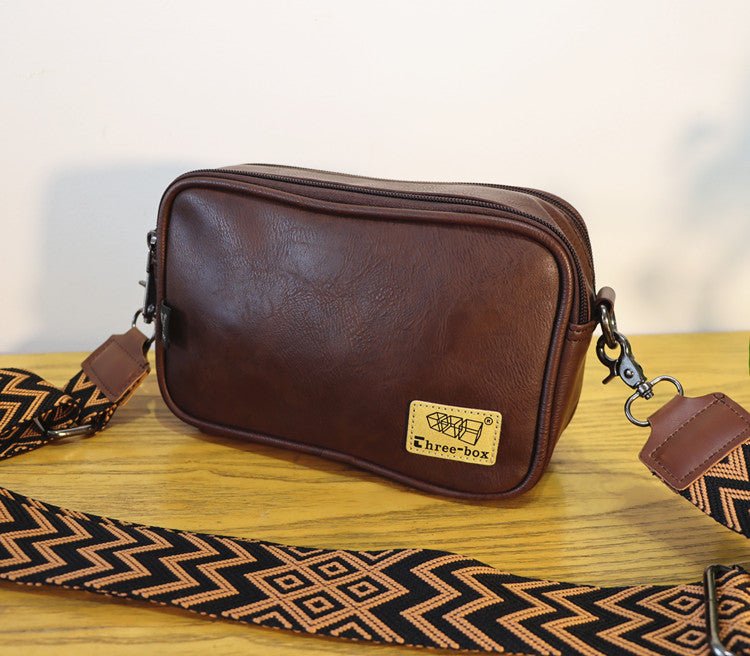 Square leather shoulder bag or2462 - ORUN