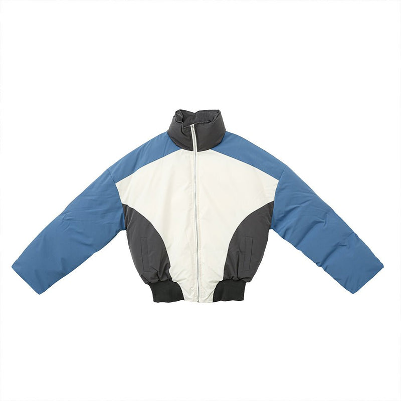 Stand collar contrast color jacket or2467 - ORUN