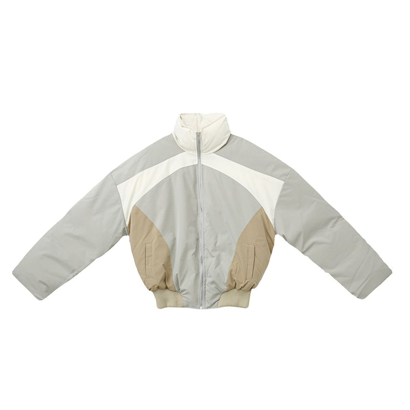 Stand collar contrast color jacket or2467 - ORUN