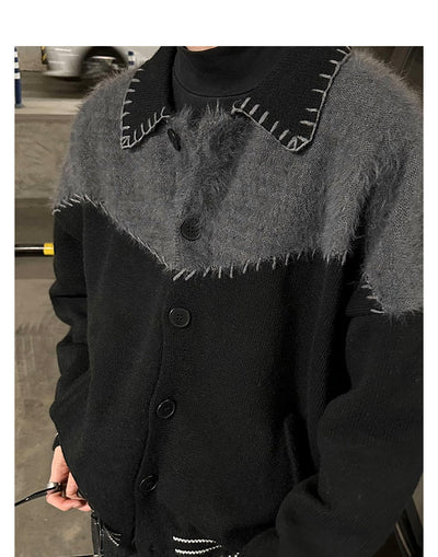 Stitch knit jacket or2426 - ORUN