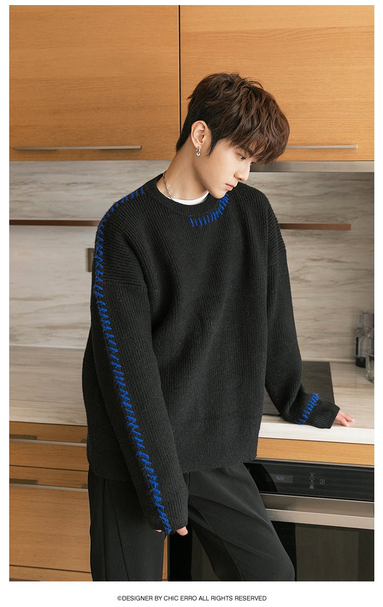 Stitch knit sweater or2516 - ORUN