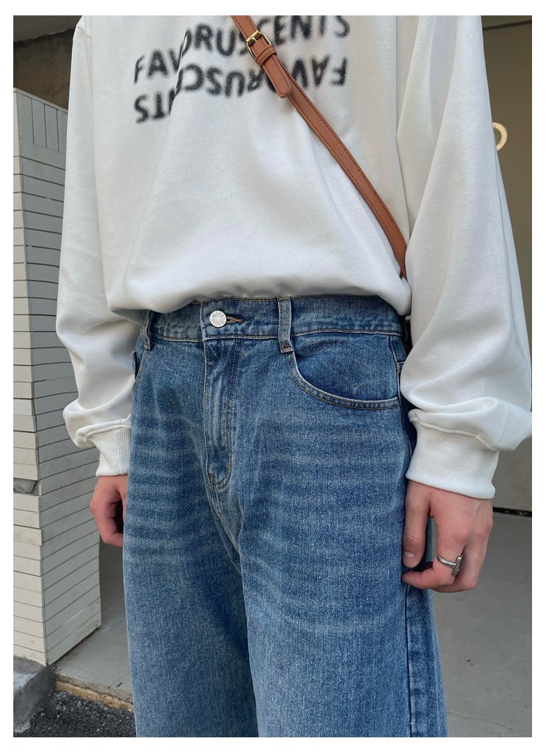 Straight casual denim pants or2165 - ORUN