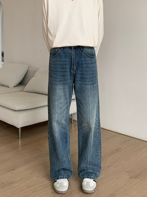 Straight denim pants or2508