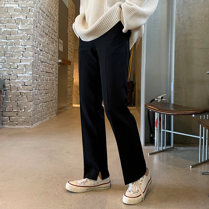 Straight slim slacks or1899 - ORUN