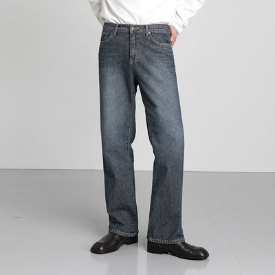 Straight wide denim pants or1285 - ORUN