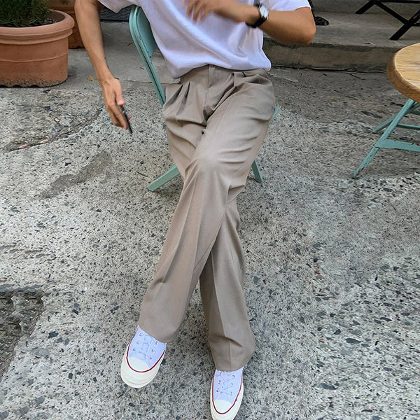 Straight wide leg pants or1403